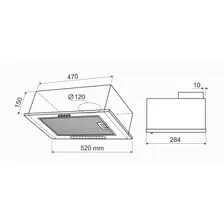 Кухонная вытяжка HOLT HT-RH-012 50 черная