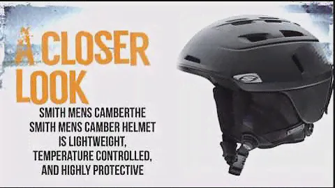 Smith Camber Helmet- Matte Black - TheSkiBum.com