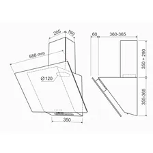 Кухонная вытяжка HOLT HT-RH-017 60 черная