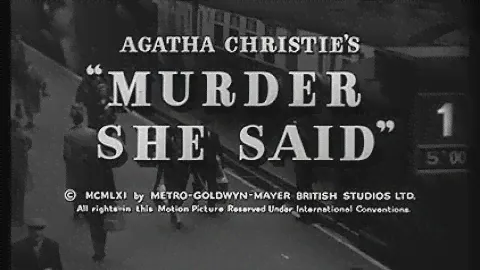 Murder She Said theme and opening titles - Miss Marple