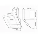 Кухонная вытяжка HOLT HT-RH-014 60 черная