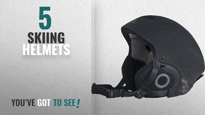 Top 10 Skiing Helmets [2018]: Trespass Sky High Snow Sport Helmet - Black, Large
