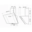 Кухонная вытяжка HOLT HT-RH-017 60 черная